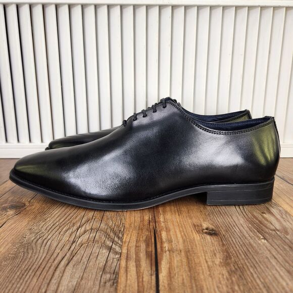 Jump New York Monaco Oxfords Dress Shoes Mens Sz 12M Black Leather Preppy Formal main image 3